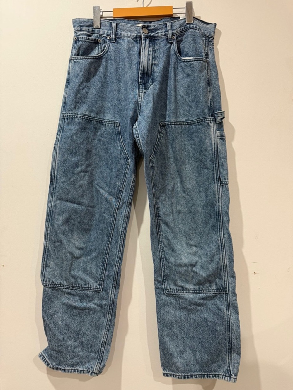 PacSun Baggy Carpenter Jeans 32x32 Medium Wash Utility Denim - Picture 2 of 15